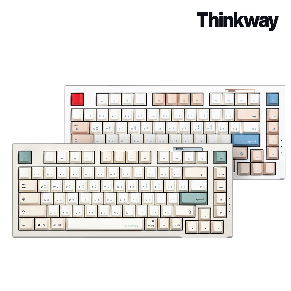 웨이코스 씽크웨이 씽크웨이 토체S 501 풀알루미늄 유무선 75배열 82키 기계식 키보드