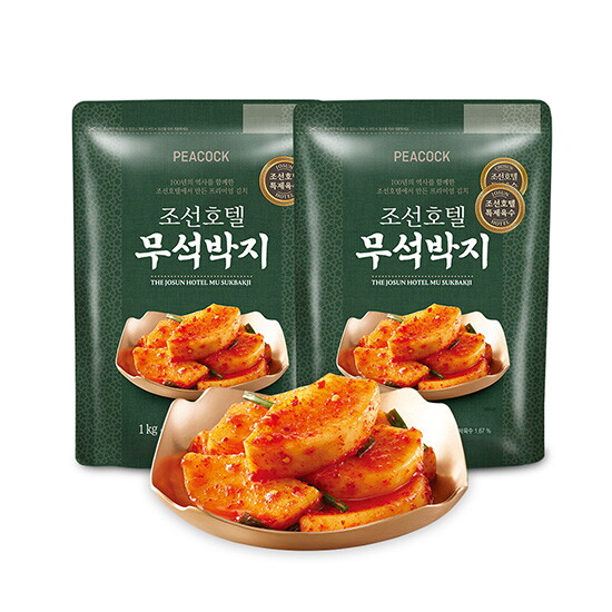 [신세계푸드 호텔컬렉션][피코크] 조선호텔 무석박지 2kg (1kg X 2팩)