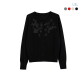 [LBL]◎25SS 실크블렌디드 플라워 아플리케 가디건+하프니트 앙상블