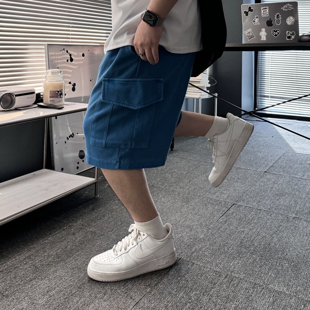 제조자 유인맨즈 유인맨즈 / 피그먼트반바지 남자버뮤다반바지 버뮤다카고팬