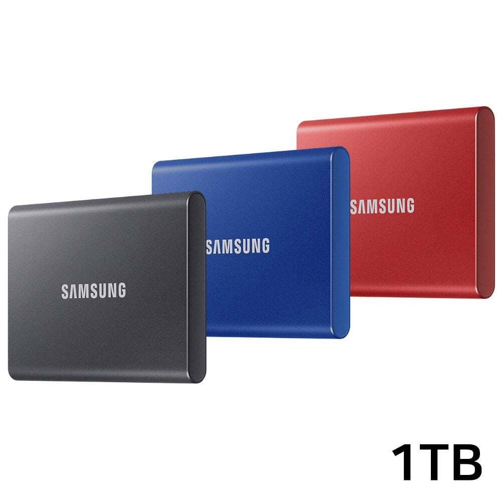 삼성전자 지오벤처스 삼성전자 외장SSD 포터블 SSD T7 USB 3.2 Gen 2 (1TB) (랜덤1개)