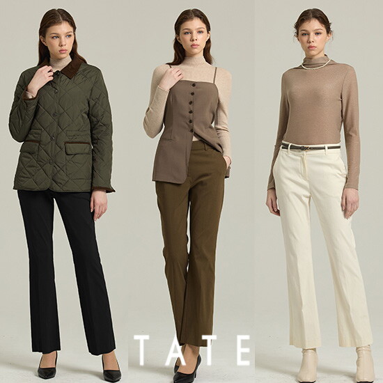 [테이트]○TATE 24FW 라이트 기모 텐션 팬츠 3종