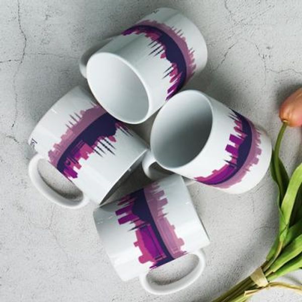 교보문고 꾸밈 pj631-디자인머그컵4p-터키이스탄불여행