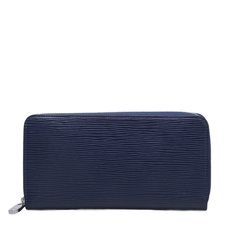 루이비통 [중고명품] 네이비 카프스킨 에삐 지피 여성 장지갑 M61873