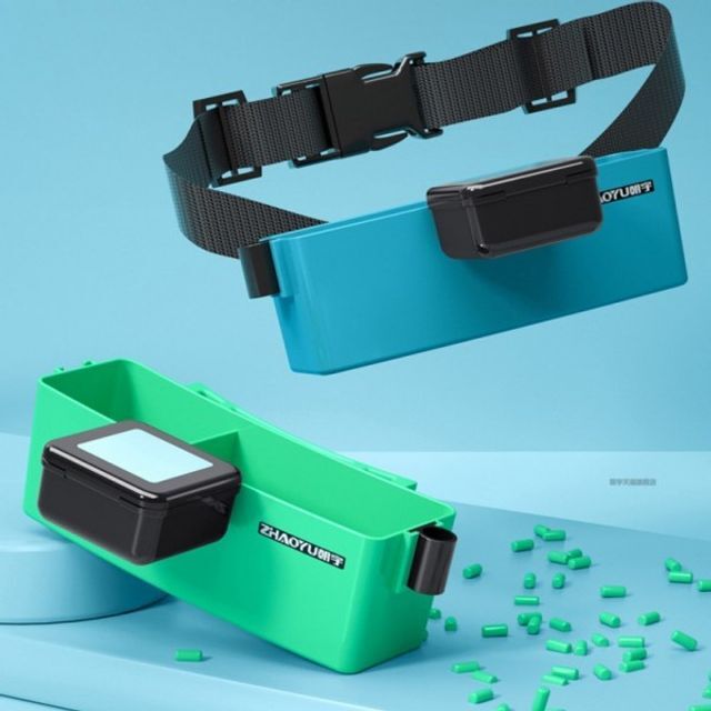 지오벤처스 휴대용 바다 낚시 허리 벨트 보조 가방 그린