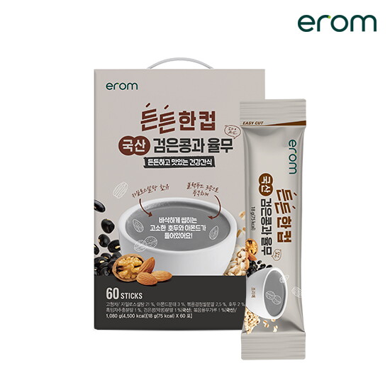 [이롬]이롬 든든한컵 검은콩과 율무 1박스 (18g x 60포)