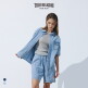 [트루릴리전]O 트루릴리전 26SS 여성 데님 하프 셋업 2종