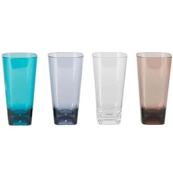 셀러허브(하프클럽) [하프클럽/셀러허브_여성트랜드패션]맥주컵 음료컵 카페 물컵 사각 4색 490ml