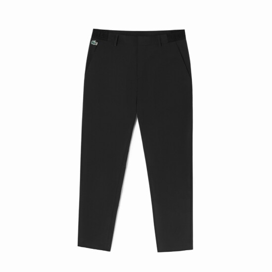 [라코스테스포츠]HH926E-54G 남성 사이드 밴딩 냉감 솔리드 블랙 팬츠