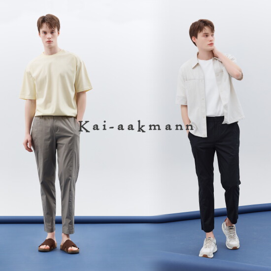 [카이아크만][최초가 89,000원] Kai-aakmann 썸머 테이퍼드 남성 팬츠 2종