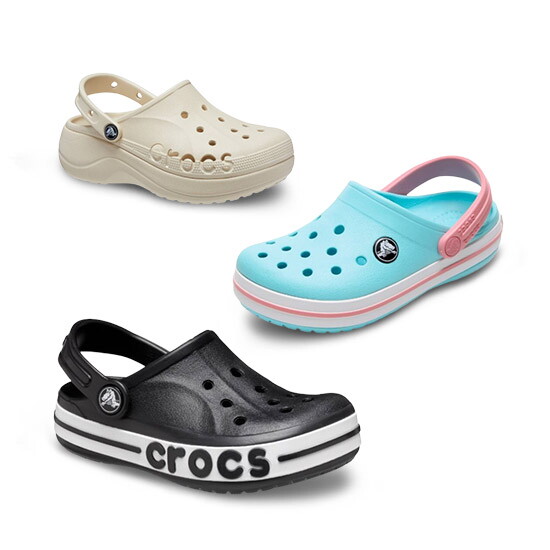 크록스 [엘라이브] 크록스 정가 대비 43% 할인+기프티콘 증정의 기회까지!