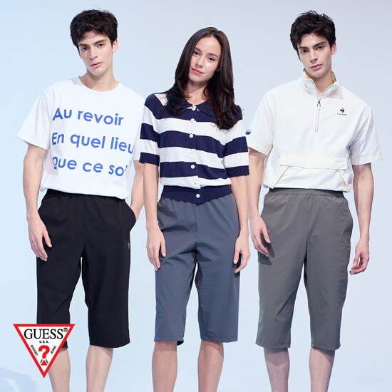 [게스 언더웨어]26SS 게스 GUESS 남녀공용 이지쇼츠 3종 (7부)