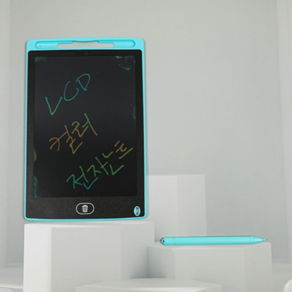DONA협력업체 친절한탄씨 전자 노트 컬러 드로잉 패드 어린이 유아 스케치북 LCD 판서용 태블릿