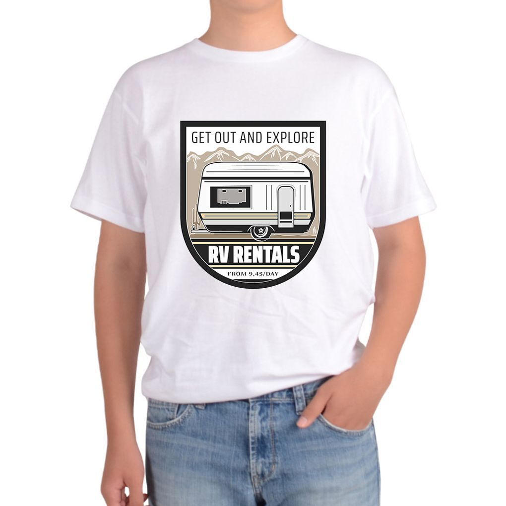 지오벤처스 그리고 탐험하라 밖으로 반팔티 차박 카라반 나가라 c