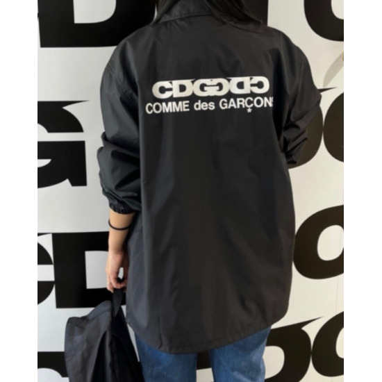 [꼼데가르송][꼼데가르송] CDG 로고 코치 자켓 5 (블랙)