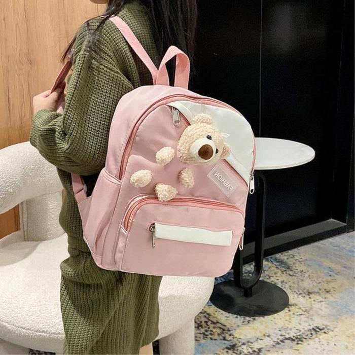 셀러허브잡화 여자 고등학생용 큐티러블리 백팩 J41167 크로스백가방