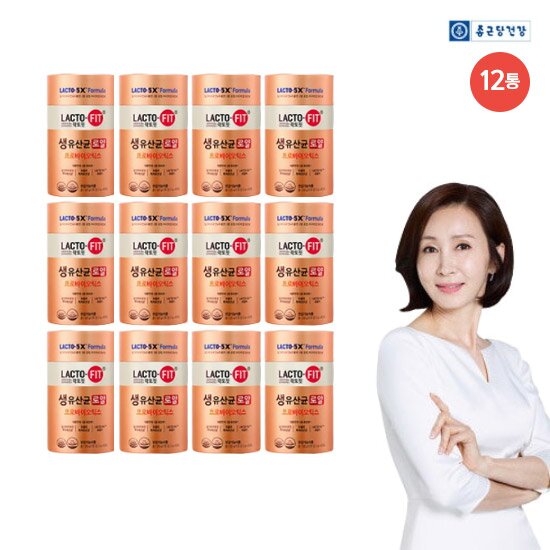 [패밀리구성][12통+30포+쏙쏙칼슘2박스]종근당건강 생유산균 로얄(2,000mg*60포*12통)+30포+쏙쏙칼슘 2박스 더!