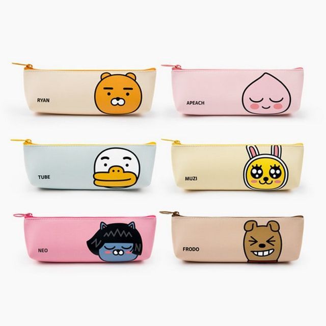 친절한탄씨 (5개묶음) 카카오프렌즈 미니삼각필통 튜브