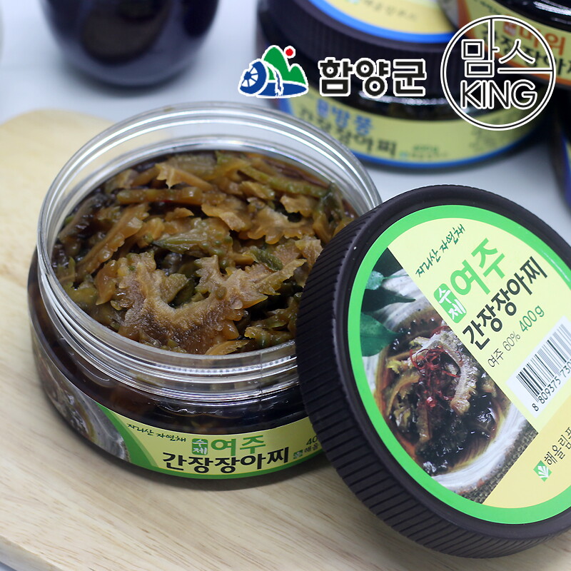 함양군 (함양군)지리산 해올림푸드 여주간장 장아찌 400g