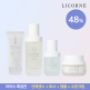 [리꼼][오직 엘라이브에서만]비건 라이스 선 에센스 50ml + 라이스 토너 100ml + 라이스 앰플 45ml + 라이스 수분크림 50ml