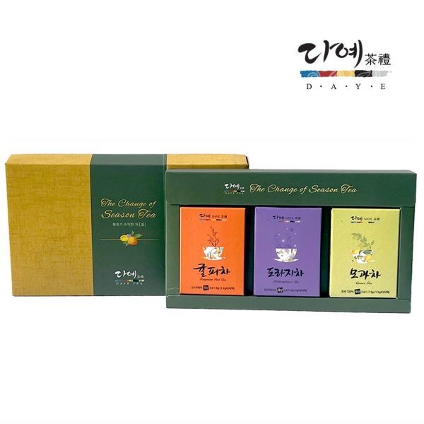 다좋은푸드,서울특별시 금천구 벚꽃로 146 ( 교보문고 레베코리아 다예 시즌티 3종 세트 (1+1) 2세트