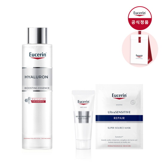 [유세린]유세린 하이알루론 부스팅 에센스 100ml [증정]3X나이트크림미니 7ml+울센마스크팩 1매 + 리본선물상자
