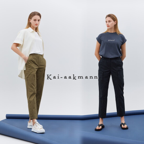 [카이아크만][최초가 89,000원] Kai-aakmann 썸머 테이퍼드 여성 팬츠 2종
