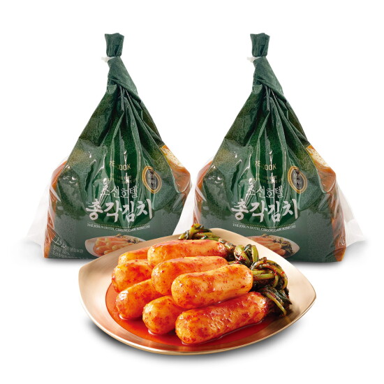 [신세계푸드(SHINSEGAE FOOD)][피코크] 조선호텔 총각김치 3kg(1.5kg X 2팩)