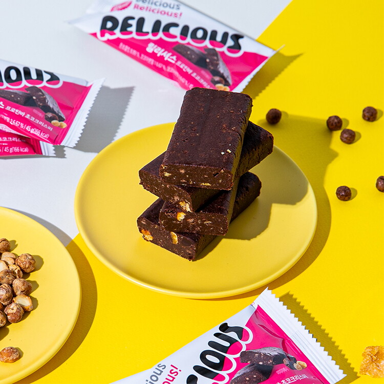 기타 [릴리셔스] 프로틴바 초코 크리스피 45g 10개입x2박스 (해피허브메타)