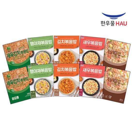 한우물 볶음밥 x 10봉 골라담기