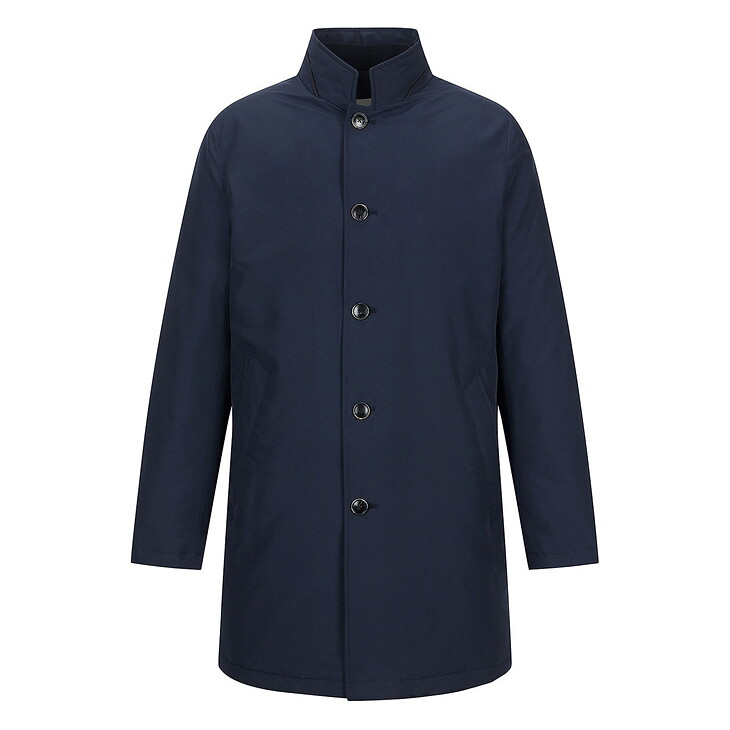 페라로밀라노 심플 경량 구스다운 코트 네이비 (AM0DCT40549)_BS