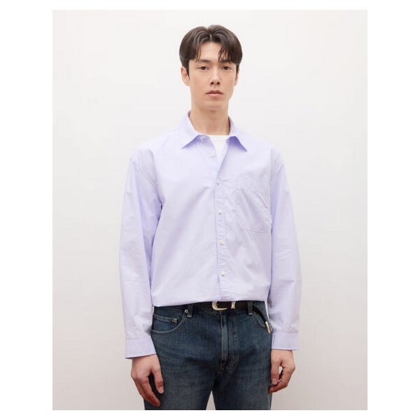 질스튜어트뉴욕(AVE) 오버핏 워싱 코튼 셔츠 JNSH6B301V1