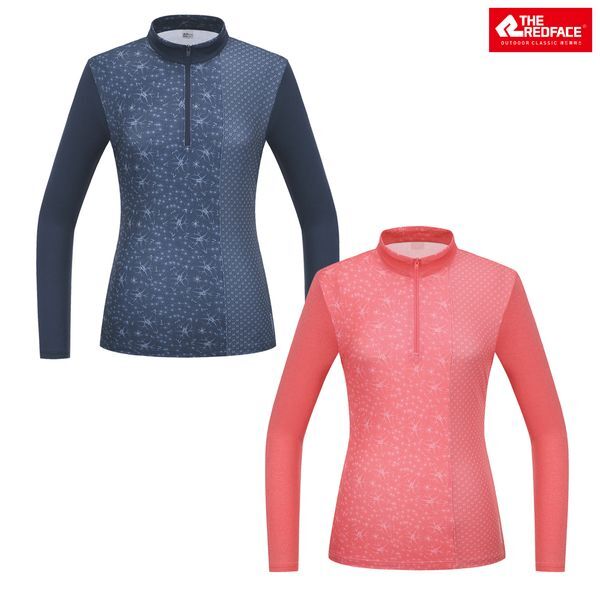 레드페이스(아웃도어) [하프클럽/레드페이스]여성 프린트믹스우먼짚티셔츠 REWFTSS21052