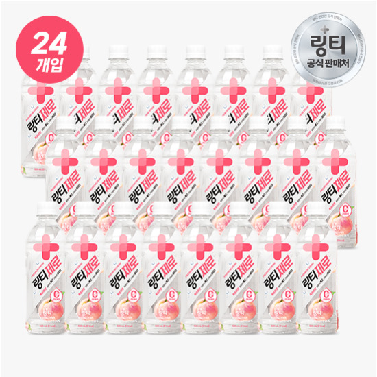 [링티]링티제로 복숭아맛 500ml x 24병