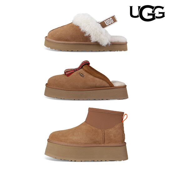 [UGG][UGG] 어그 펀케트 여성 양털 겨울 뒷밴딩 슬리퍼