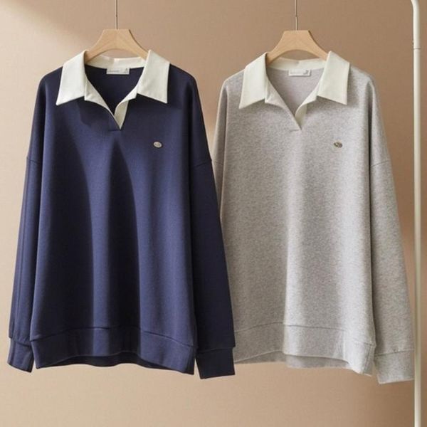 셀러허브(하프클럽) [하프클럽/셀러허브_여성트랜드패션]빅사이즈티 X290L602 너드걸트임카라맨투맨 SM