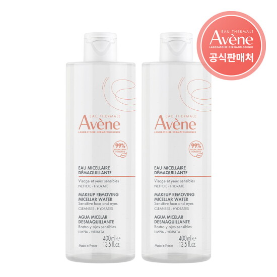 [아벤느][아벤느공식]미셀라로션 클렌징 워터 400ml 2개