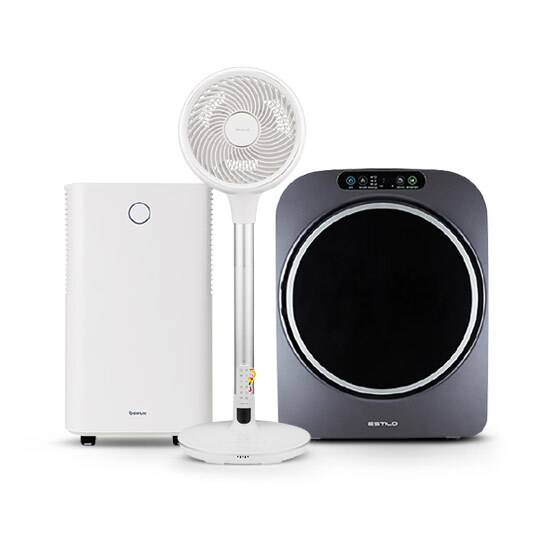 여름 필수가전 제습기/건조기/써큘레이터