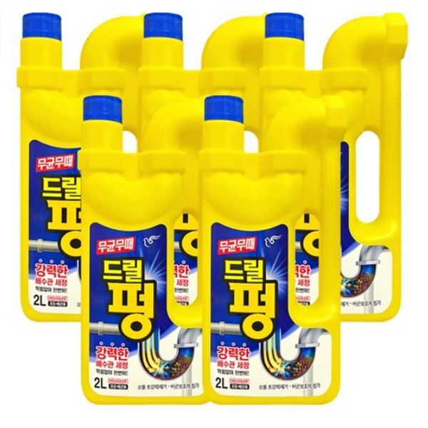 알티피아 [하프클럽/알티피아]무균무때 파워 드릴펑 배수구세정제 2L 5개