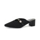 [포멜카멜레]큐빅 버클 니트 뮬 4CM 2종 택1 FKS5F1SM501