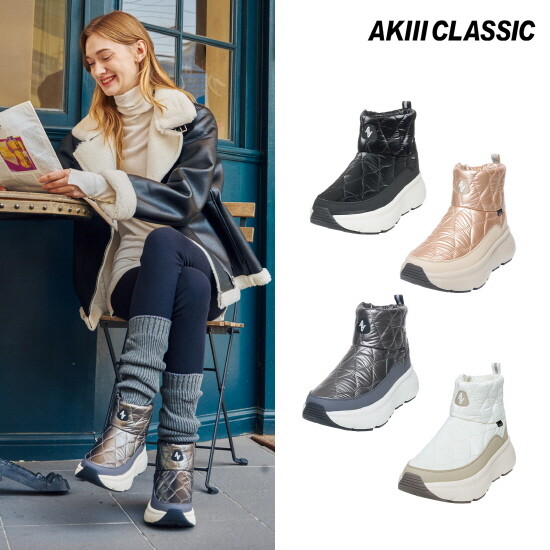 [아키클래식]O AKIII CLASIC 24FW 여성 알파카 블렌디드 패딩 방한화