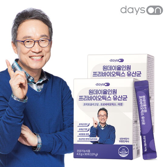 [데이즈온][데이즈온] 원데이 올인원 프리바이오틱스 유산균 2박스