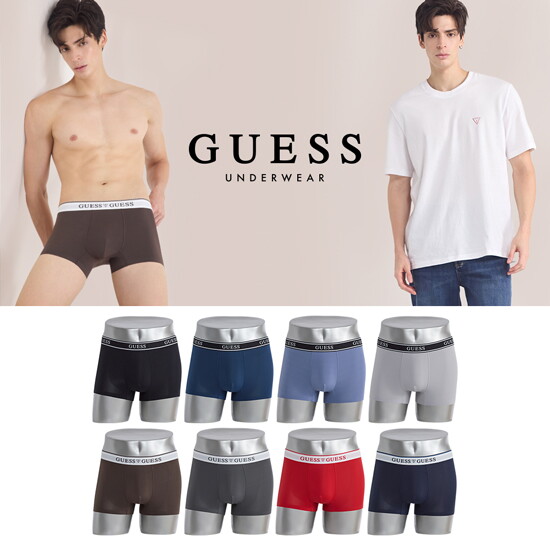 [게스 언더웨어]게스 GUESS 남성 하이테크 퓨징 드로즈 8종 + 반팔이너티 1종
