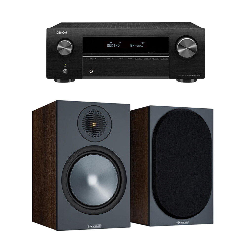 데논 데논 AVR-X250BT + 모니터오디오 Bronze 100 블루투스 하이파이 오디오