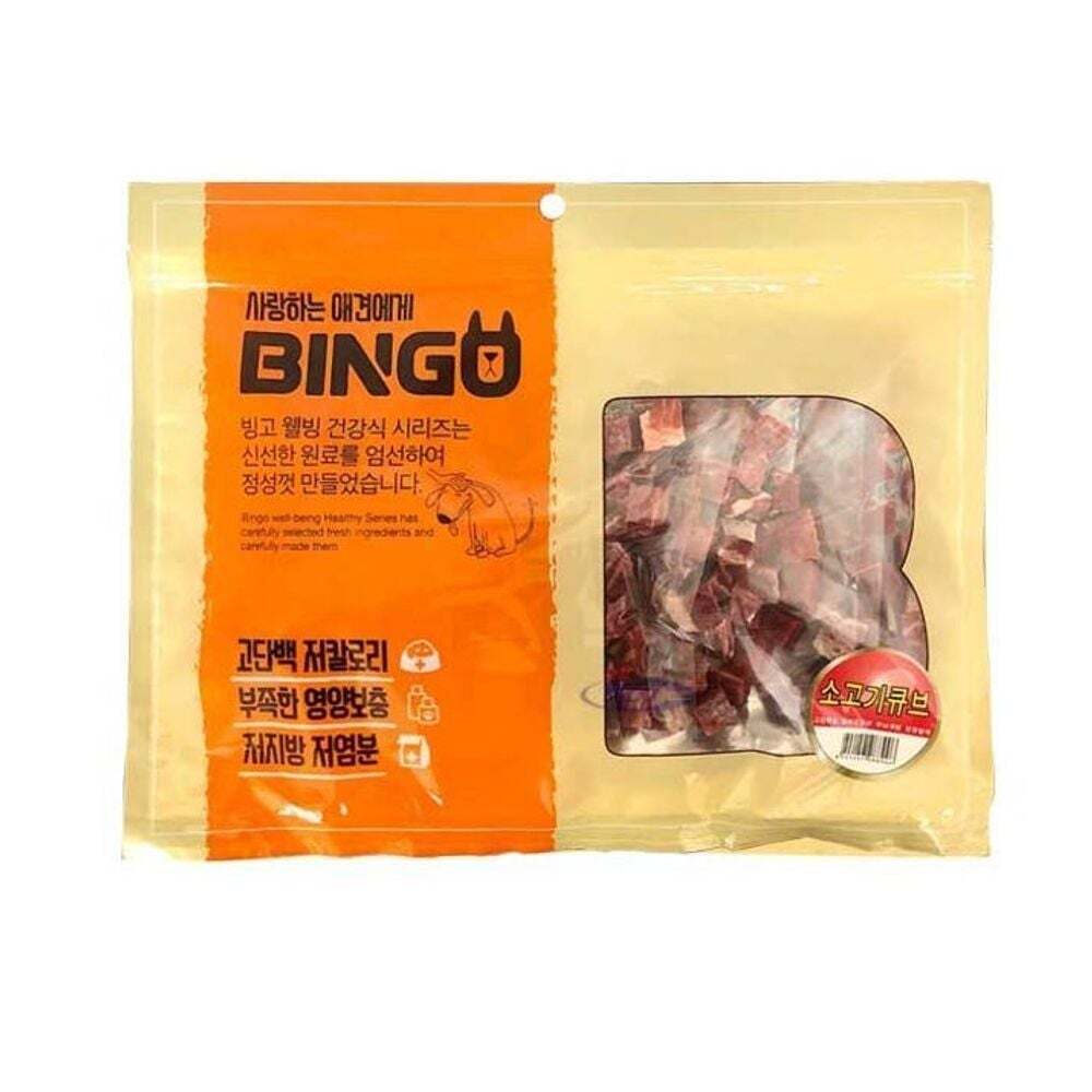 다이아몬드펫 오너클랜 애완견 간식 소고기 큐브 400g 1팩 강아지 자연식품 건강한 애견