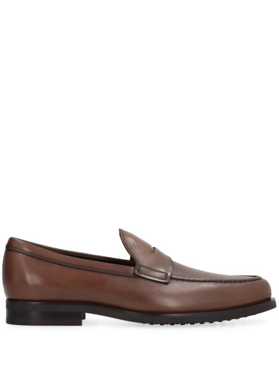 TODS 토즈 [해외] 26SS 토즈 스탬프 모노그램 스웨이드 로퍼 XXM0ZF0Q920D9C 096 S801 CHOCOLATE