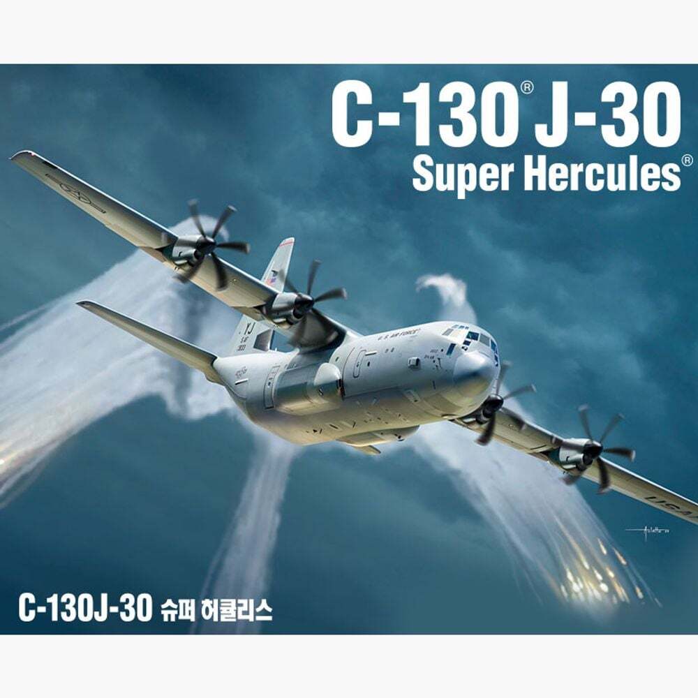 아카데미과학 알티피아 완성품 144sc C-130 J-30 슈퍼 허큘리스 (ADEX Ver.)