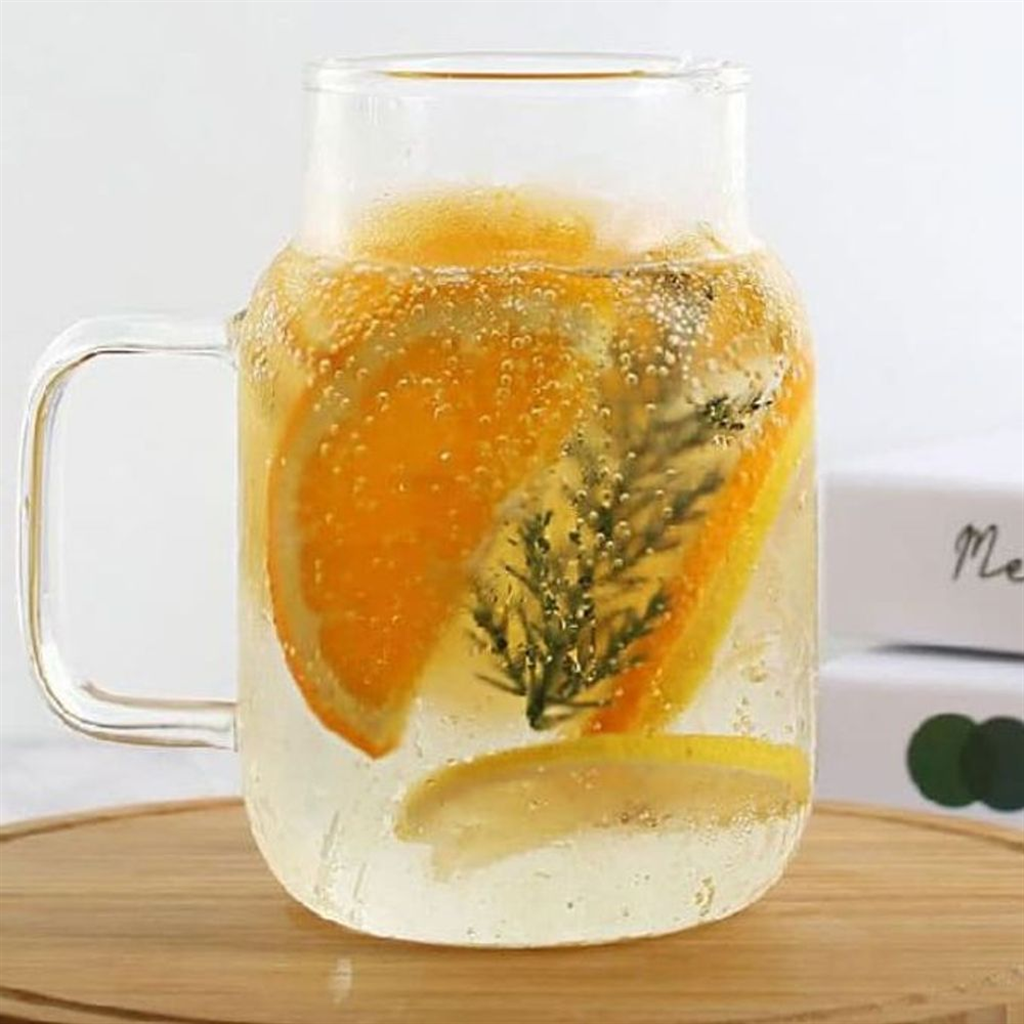 석진케이 드링킹자 마카 유리병 카페컵 텀블러 머그컵 드링크자 770ml 2P 유리머그컵