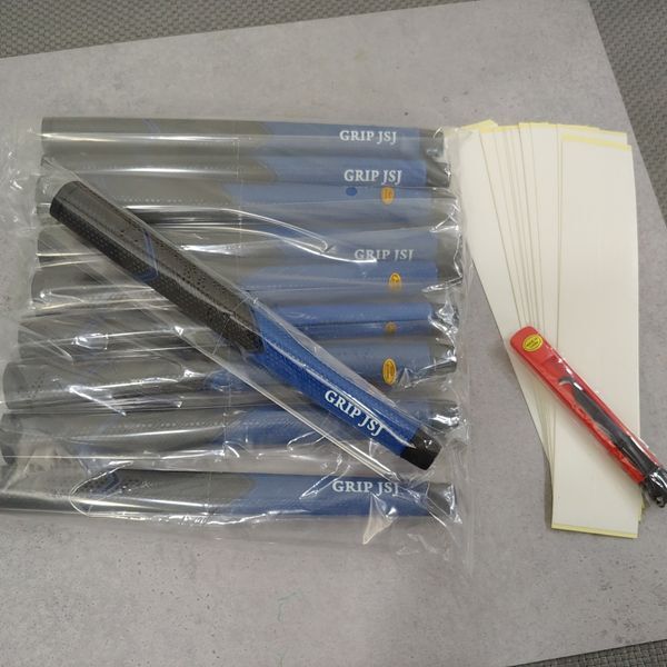 하프클럽(레저) [하프클럽/기타]무상 품질 보증 기간 DAESONG 대송 정품 그립 GRIP JSJ 블루 블랙 각형 피스톨 퍼터그립 1