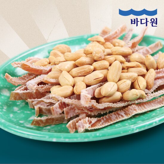 [바다원]레트로 1988 오징어&땅콩 x 2봉 간편안주
